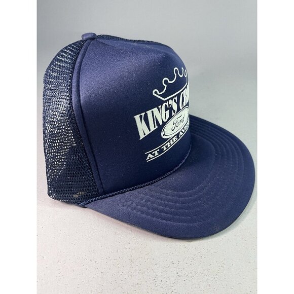 King's Crown Ford Jacksonville FL Mesh Foam Snap Back Trucker Hat Cap Vintage - Picture 2 of 6